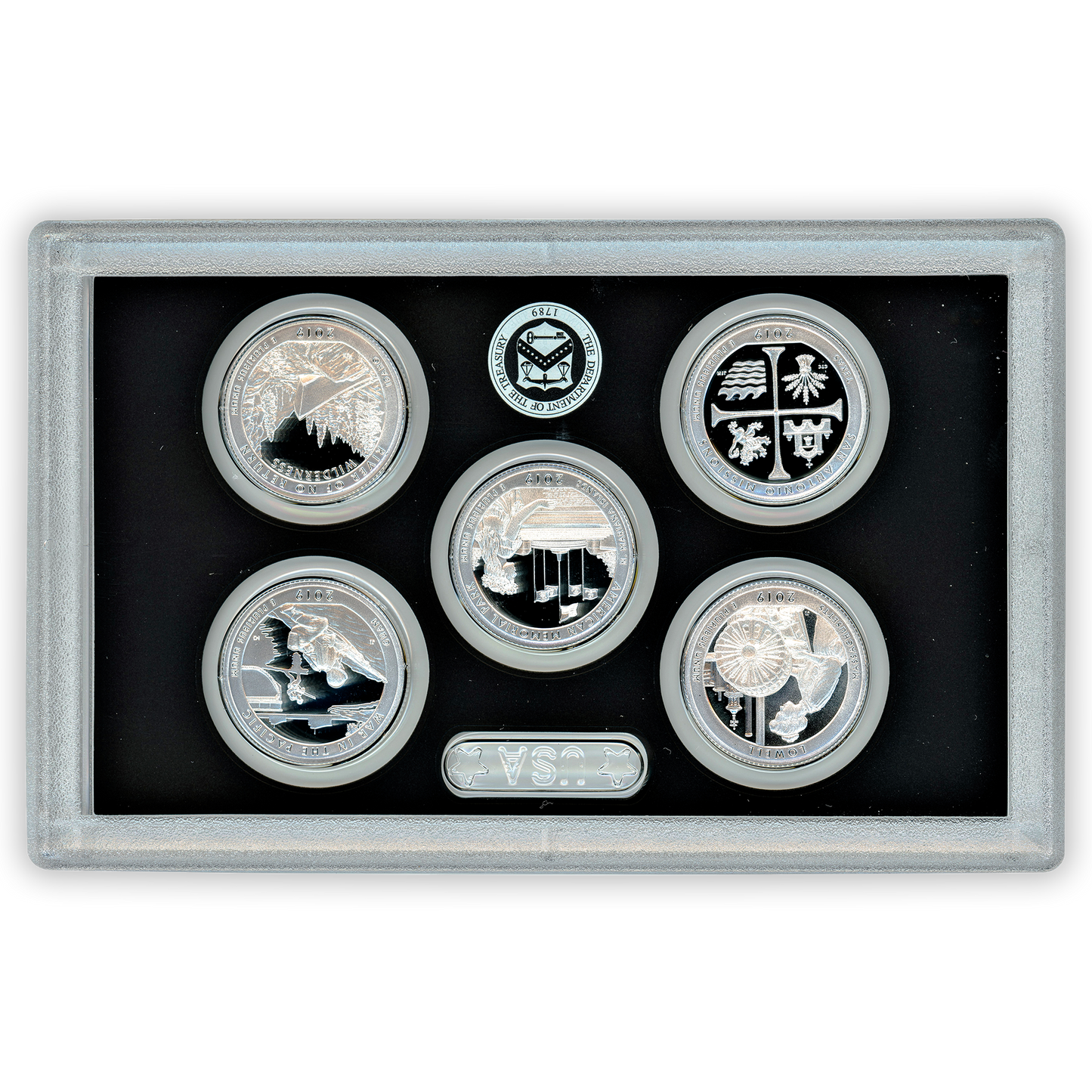 2019 Silver Proof Set - 10 Coins - CoinsTV