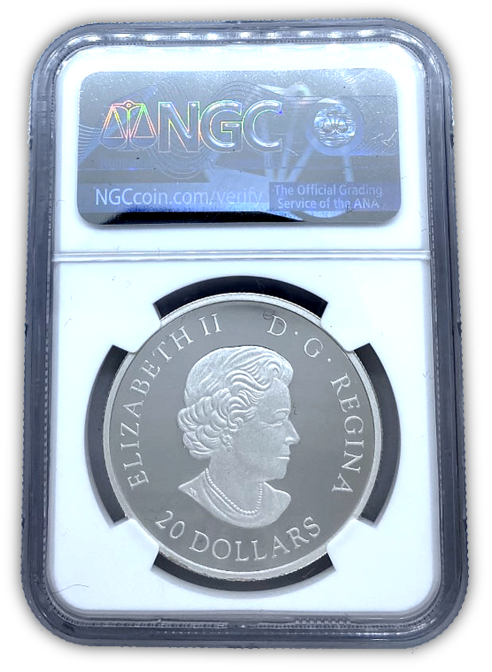 2019 $20 Sea Otter 1 oz Silver - Royal Candian Mint - NGC PF70 - CoinsTV