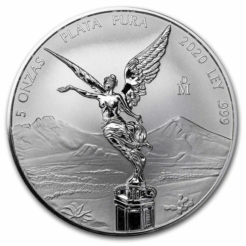 2020 Libertad 5 Oz Silver Proof - Casa de Moneda de Mexico