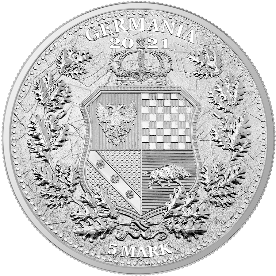 2021 Austria and Germania Allegories - 1 oz Silver Coin - CoinsTV