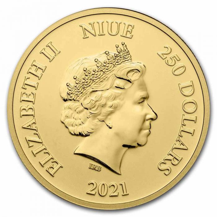 2021 Niue Lion King- Hakuna Matata - 1 oz 9999 Gold BU Coin - CoinsTV