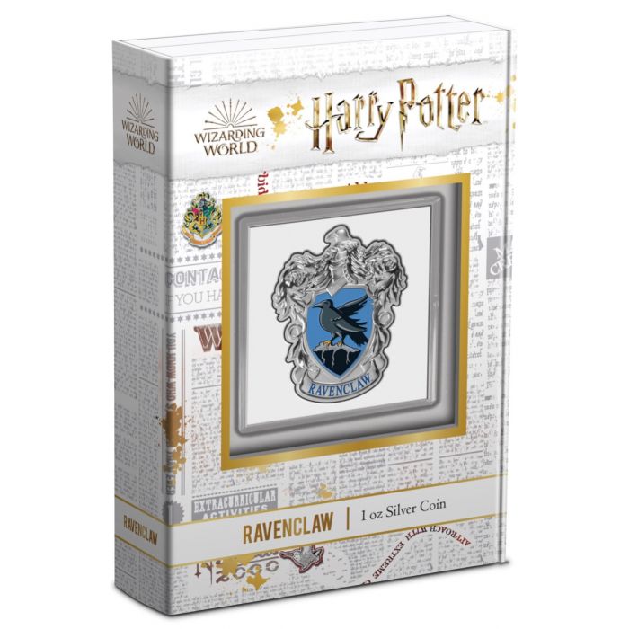 2021 Harry Potter - Hogwarts House Crest Ravenclaw - 1oz Silver Proof Coin - CoinsTV