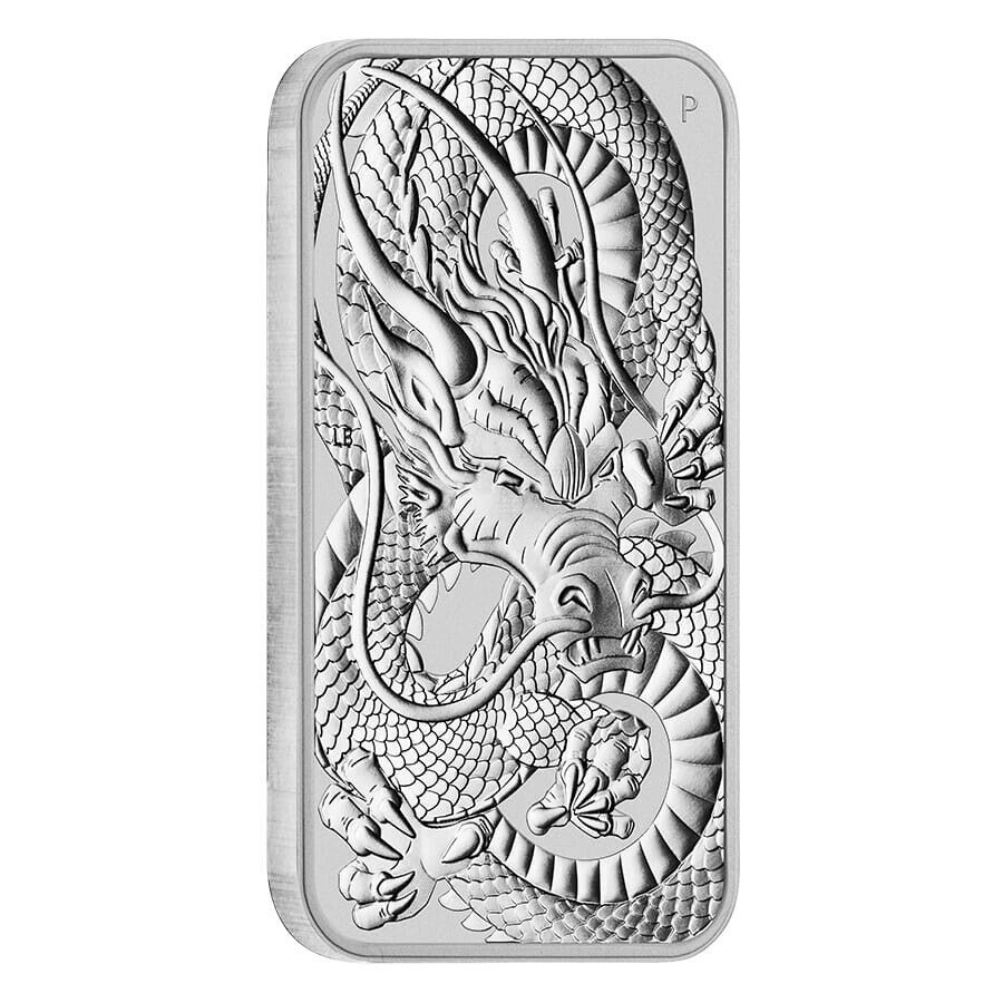 2021 Dragon 1 Oz Silver Bar - Perth Mint