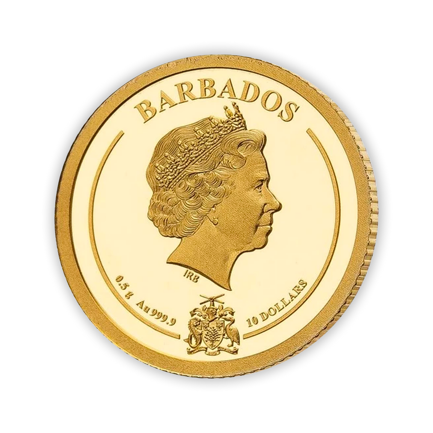 2021 Barbados 100th Anniversary of the American Eagles 0.5 gram Gold