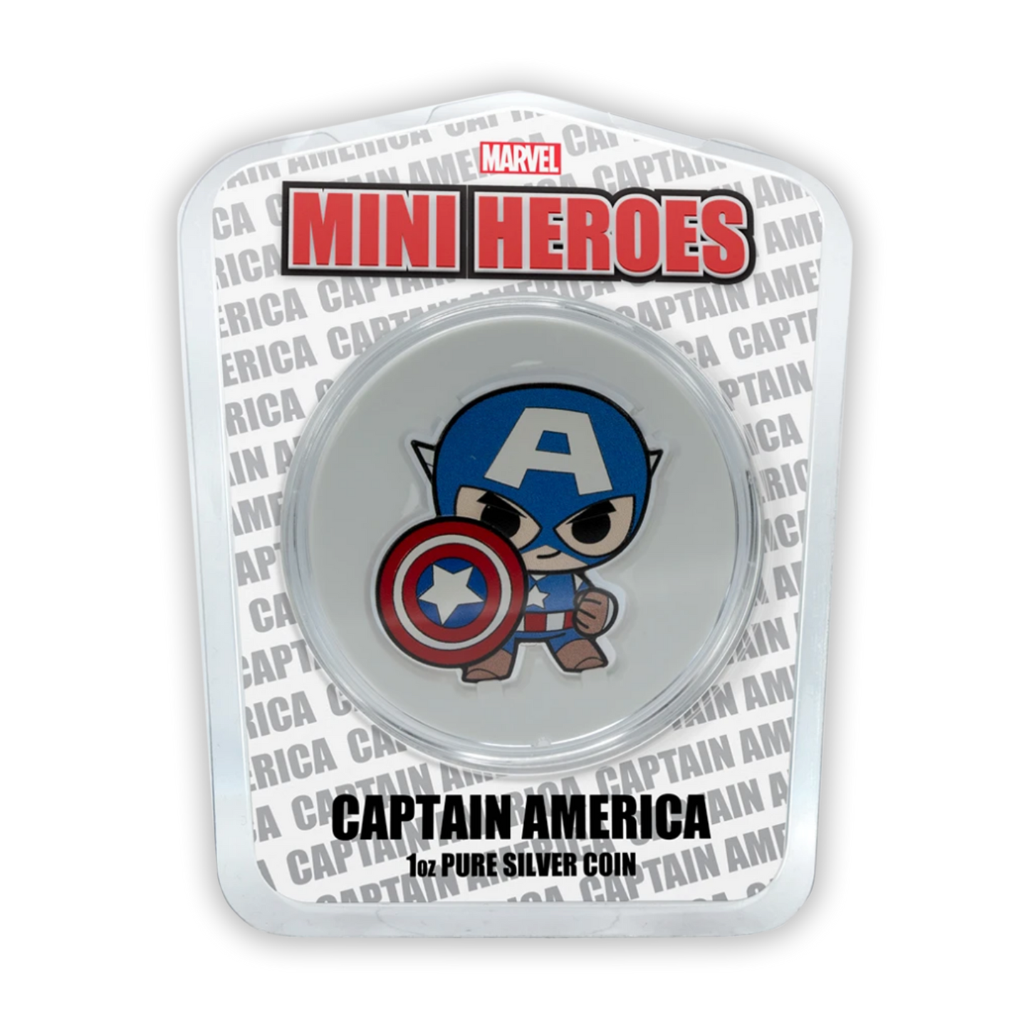 2021 Captain American Mini Hero - Reserve Bank of Fiji - 1 oz Silver Coin - CoinsTV