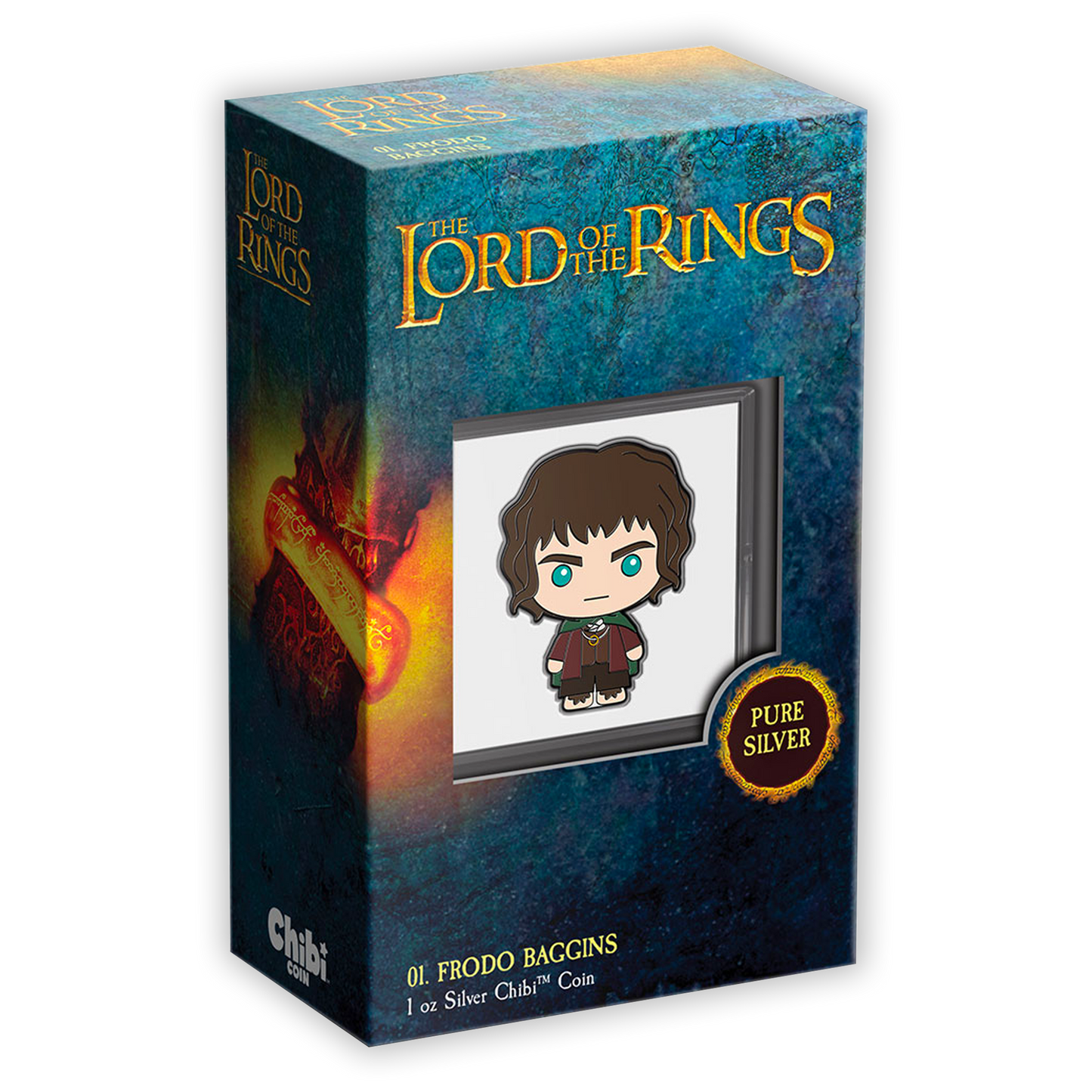 2021 Frodo Baggins Chibi Collection 1 oz Silver Coin - New Zealand Mint - CoinsTV