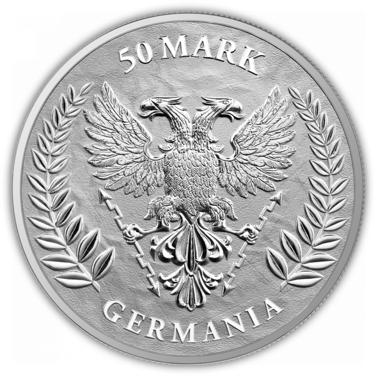 2021 Germania 10 Oz Silver - Germania Mint - Brilliant Uncirculated - CoinsTV