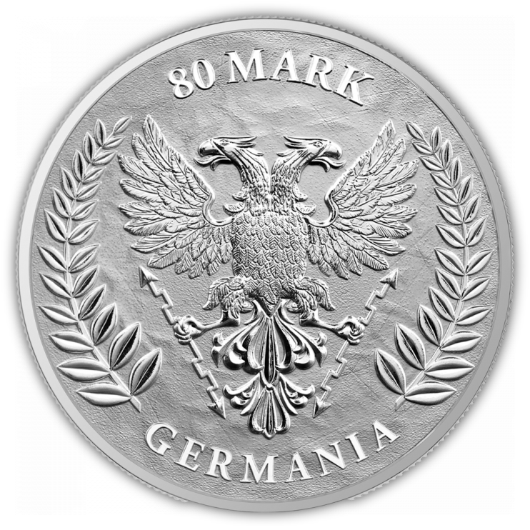 2021 Germania 1 Kilo Silver - Germania Mint - Brilliant Uncirculated - CoinsTV