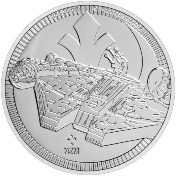 2021 Millenium Falcon 1 Oz Silver - New Zealand Mint