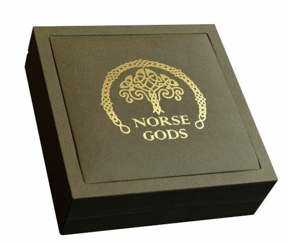 2021 Norse Gods Odin 2 Oz Silver - Cook Islands - Antiqued - CoinsTV