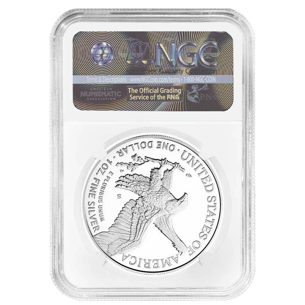 2021-S Silver Eagle Type 2 Proof - NGC PF70 Early Release