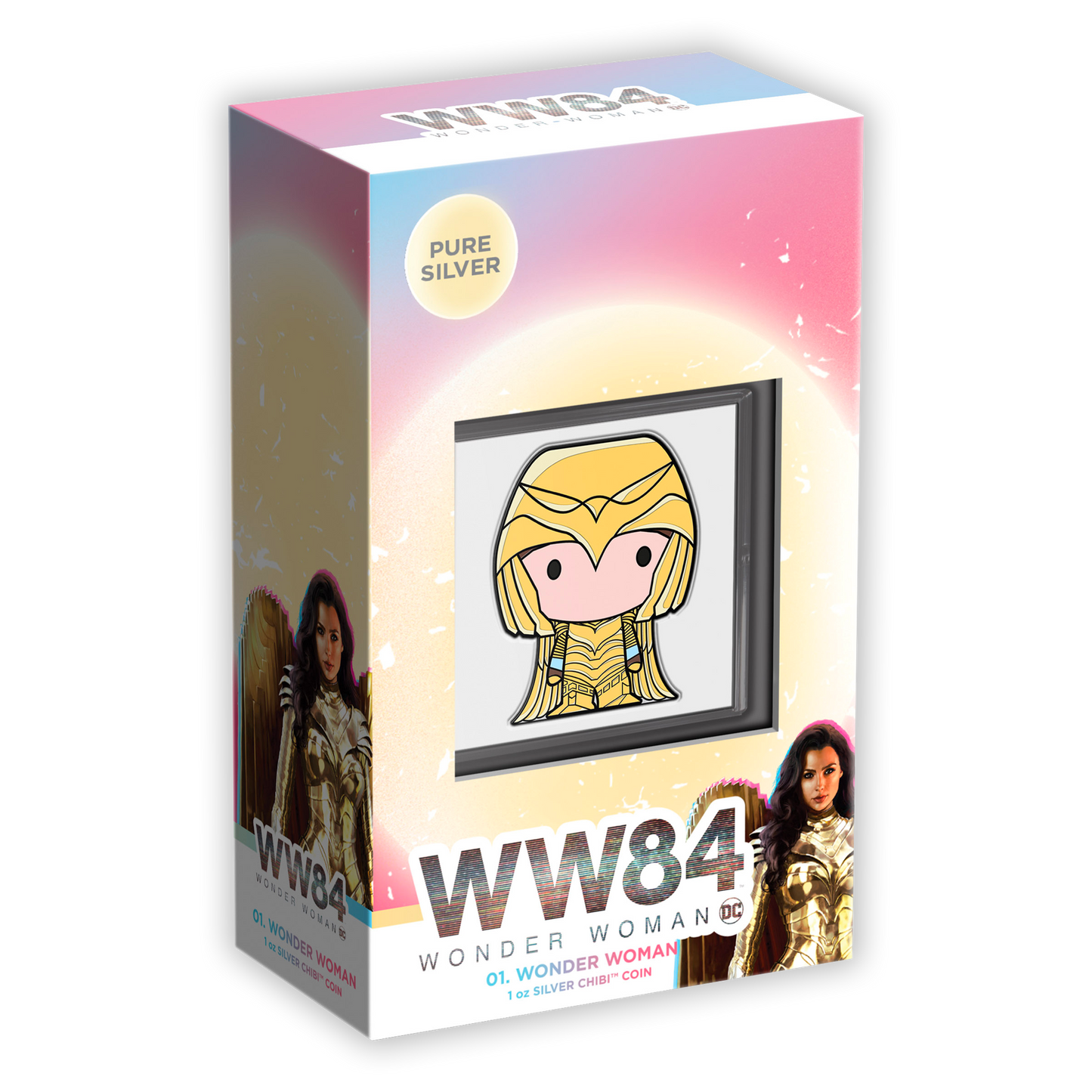 2021 Wonder Woman 1984 Chibi Collection 1 oz Silver Coin - New Zealand Mint - CoinsTV