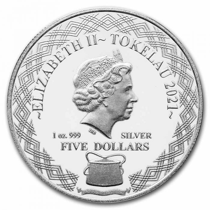 2021 Northern Pygmy Owl - 1 Oz Silver - Tokelau - Brilliant Uncirculated - CoinsTV
