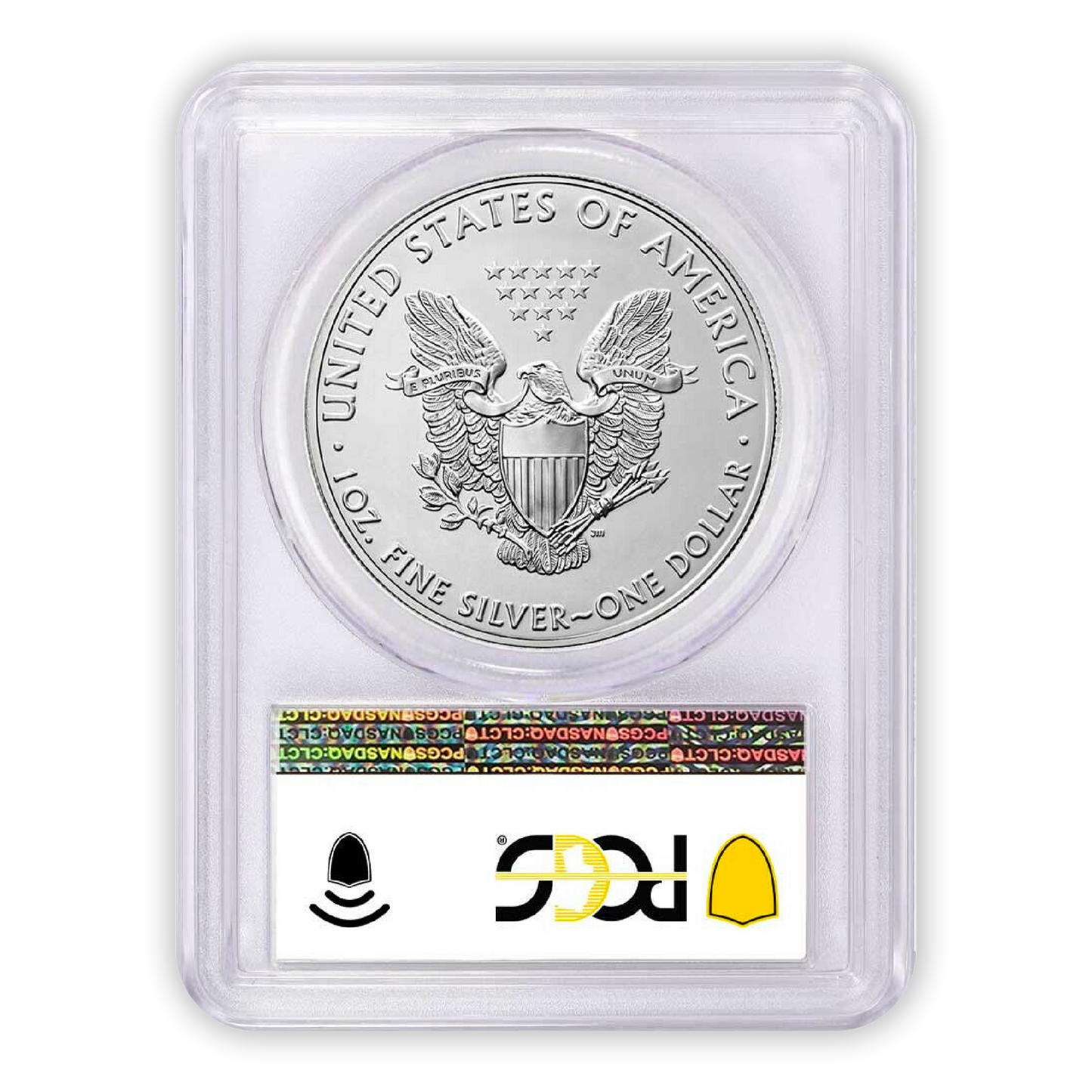 2021 (P) Silver Eagle - Business Strike - Type 1 Emergency Production - PCGS MS70 FDOI First Day of Issue Philadelphia Label - CoinsTV