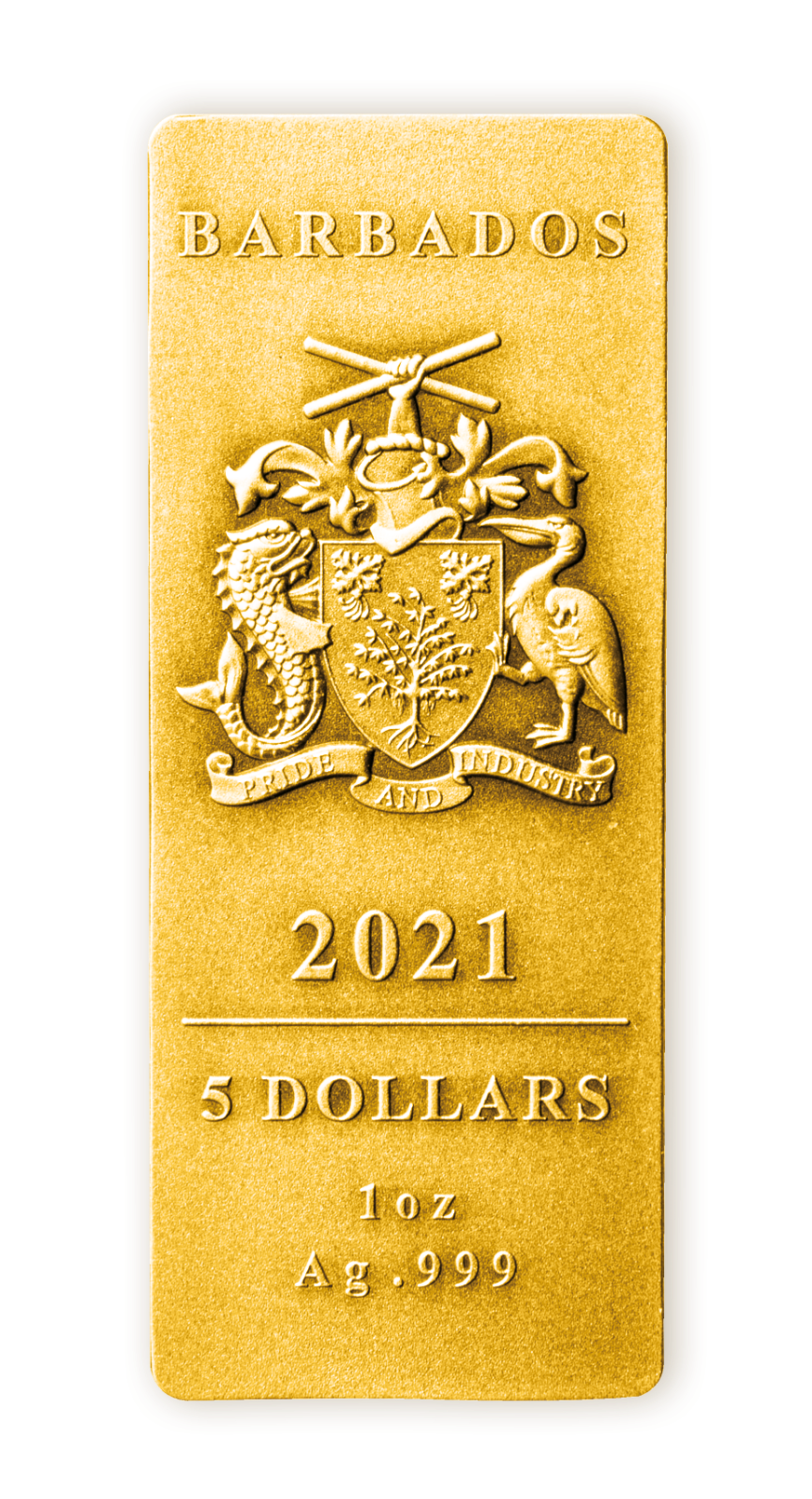 2021 Mount Rushmore 80th Anniverary 1 oz .999 Silver 4 Bar Set - Barbados - CoinsTV