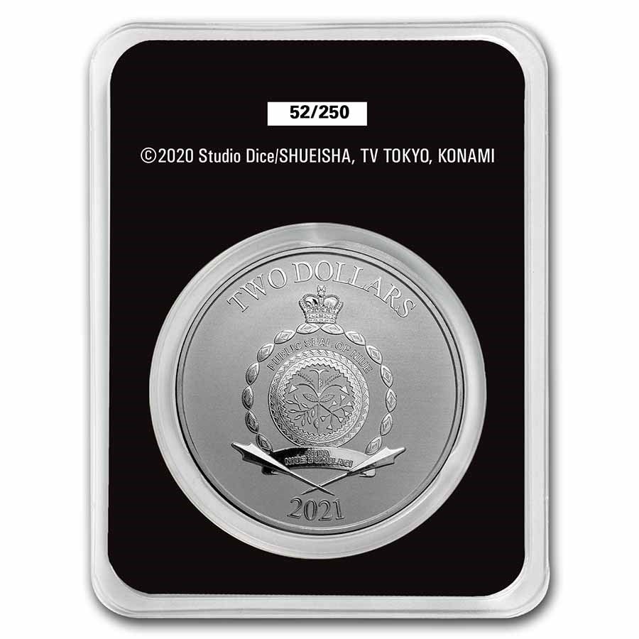 2022 Niue YuGiOh Joey Wheeler - 1oz .999 Silver Color Coin - CoinsTV