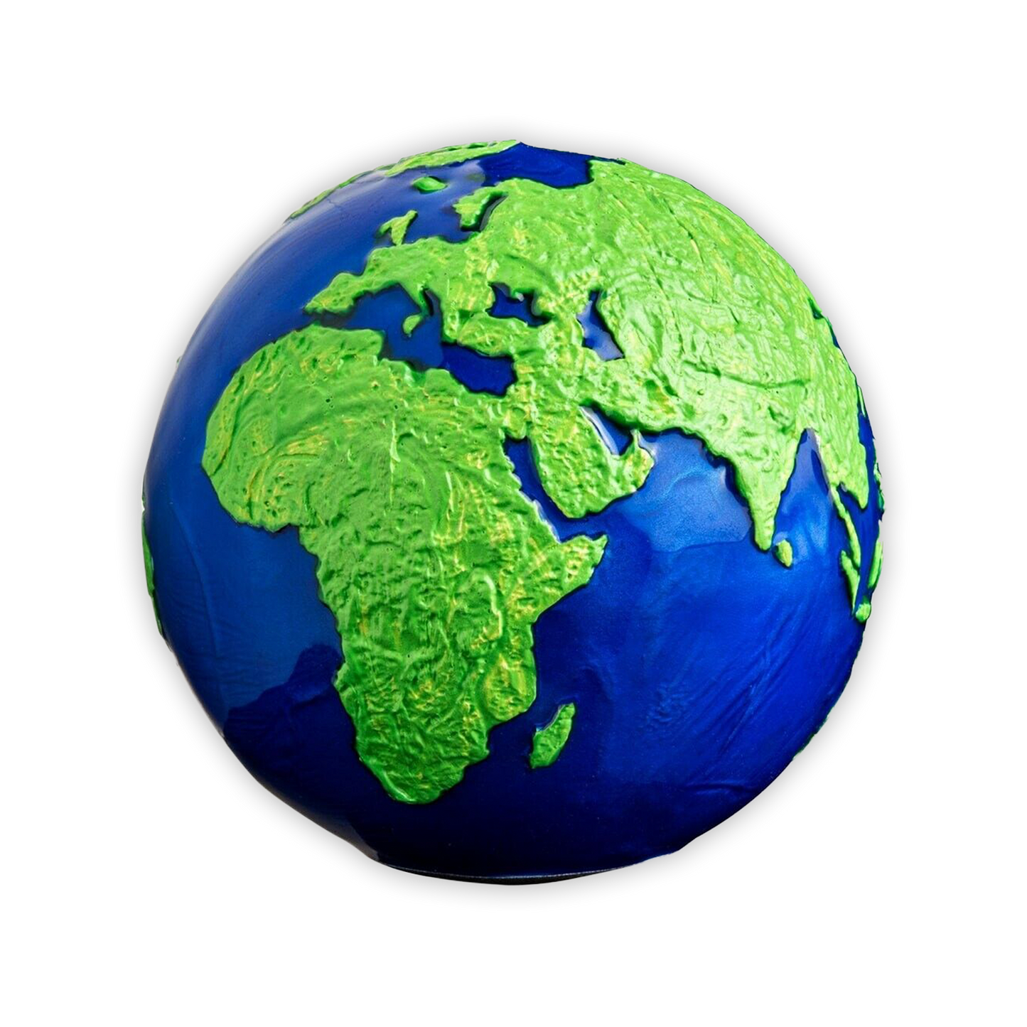 2022 3 oz Barbados Silver Blue Marble Green Planet Spherical - Brilliant Uncirculated - CoinsTV