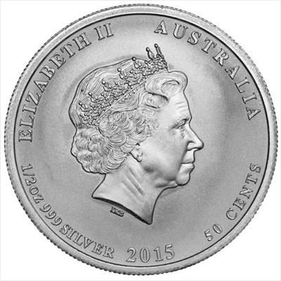 2015 Australian Battle of the Coral Sea Coin - 1/2 oz - .999 Silver - CoinsTV