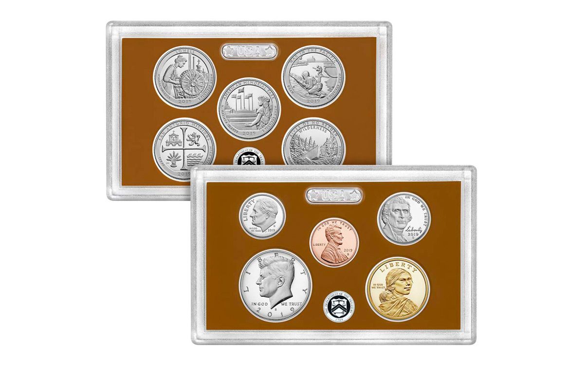 2019 US Proof Set - 10 Coins - CoinsTV