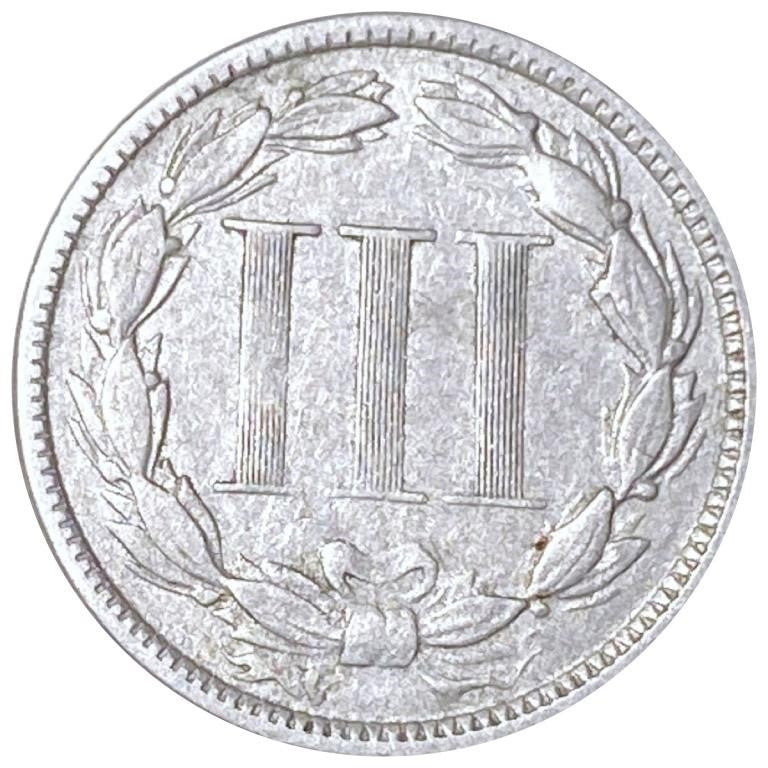 Three Cent Nickel - Collectors Quality Circulated - CoinsTV