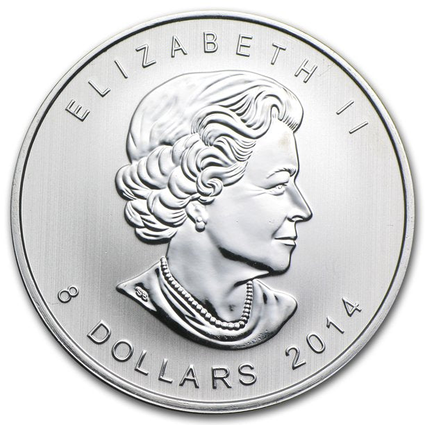 2014 $8 Arctic Fox 1.5 oz Silver - Royal Candian Mint BU - CoinsTV