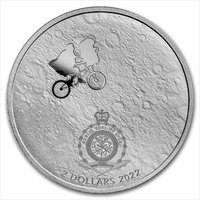 2022 Niue ET 40th Anniversary - 1oz .999 Silver BU Coin - CoinsTV