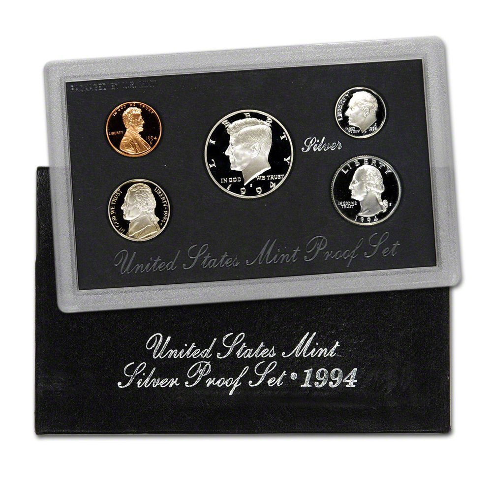 1994 Silver Proof Set - 5 Coins - CoinsTV
