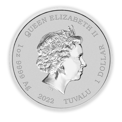 2022 Bart Simpson 1 oz Silver Coin in Card - CoinsTV
