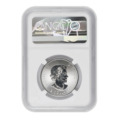2018 1/2oz Silver Canadian $2 Polar Bear NGC MS69 - CoinsTV