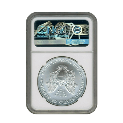 2014 (S) Silver Eagle - Business Strike - NGC MS70 Bridge Label - CoinsTV