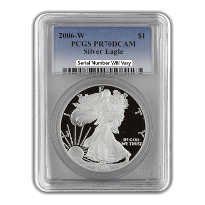 2006-W Silver Eagle - Proof - PCGS PR70