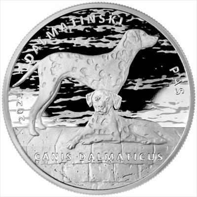2021 Dalmatian 1 oz Silver - Mint of Croatia - CoinsTV