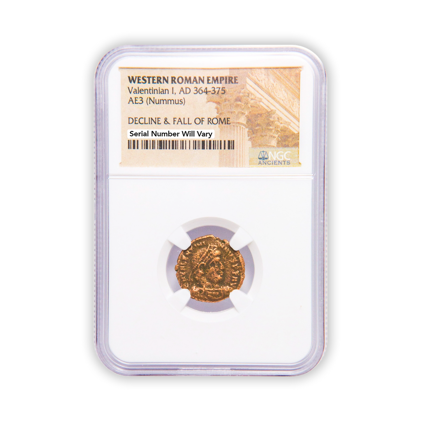 Ancient Roman Bronze Coin - Fall of Rome - NGC Certified