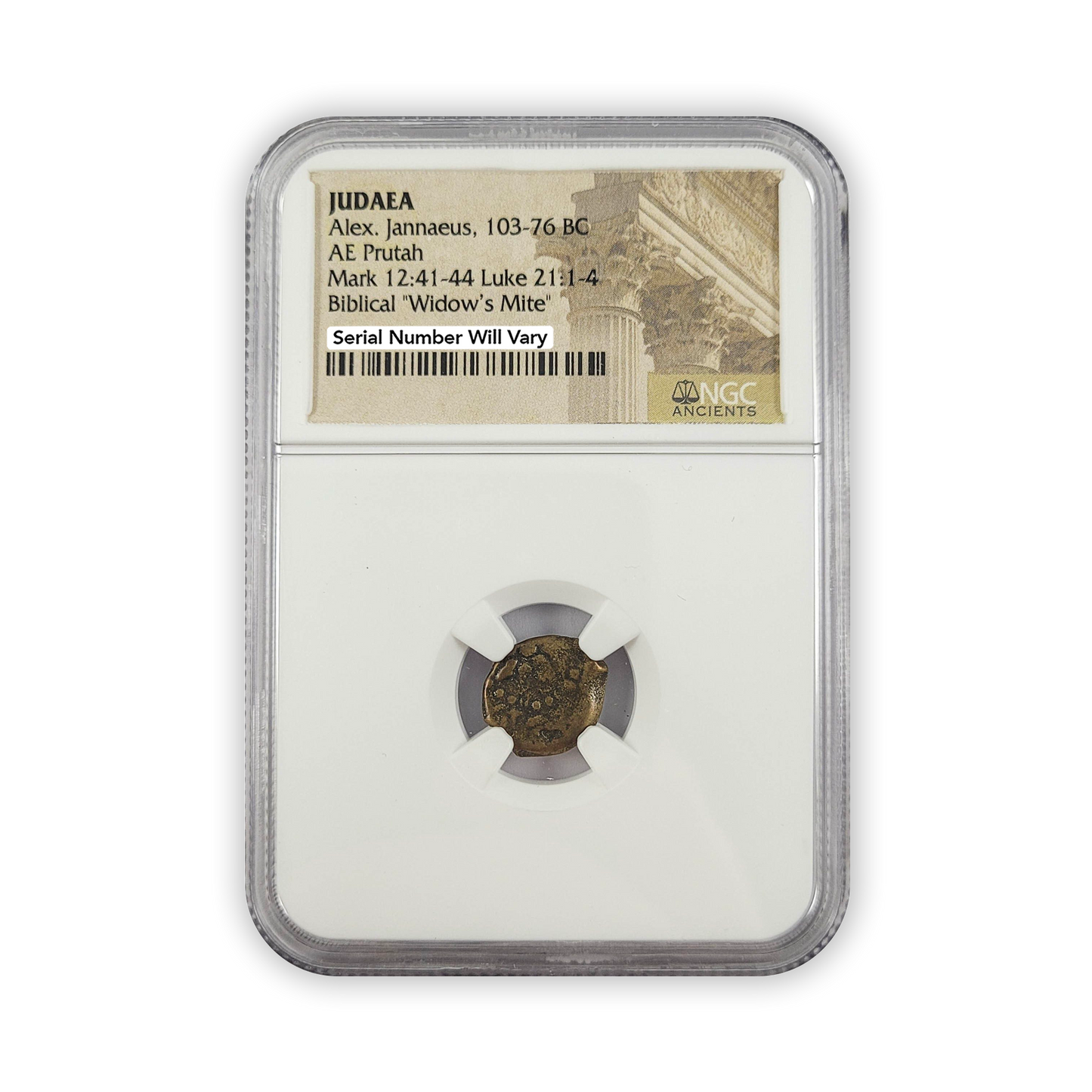 Ancient Widows Mite Bronze - Biblical Coin - NGC Certified