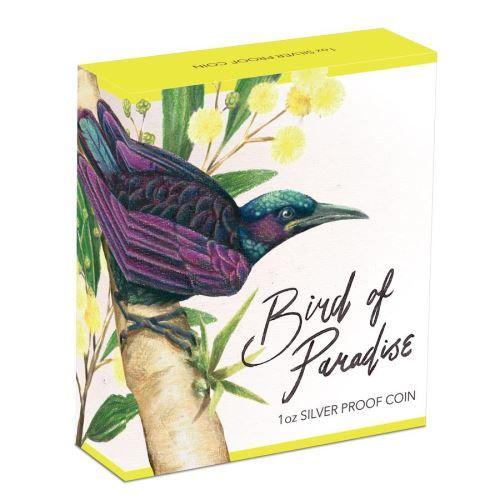 2019 Australian Bird of Paradise Proof - 1 Oz Silver - Perth Mint - CoinsTV