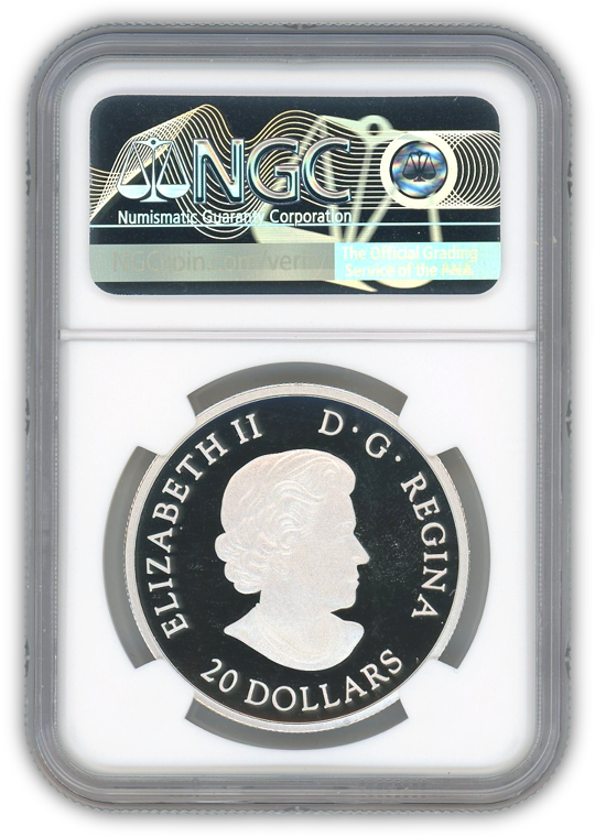 2019 $20 Polar Bear 1 oz Silver - Royal Candian Mint - NGC PF70