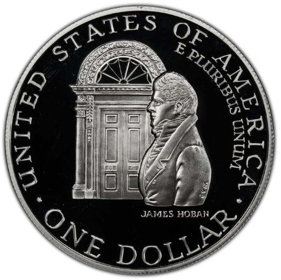 1992 White House Commemorative Silver Dollar West Point - CoinsTV