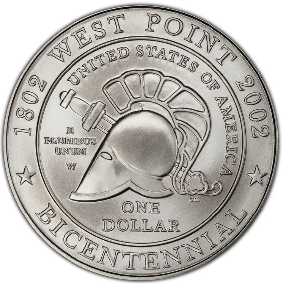 2002 West Point Commemorative Silver Dollar - CoinsTV