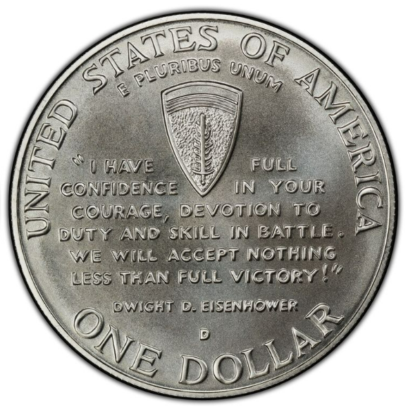 1993 World War II Commemorative Silver Dollar Denver - CoinsTV