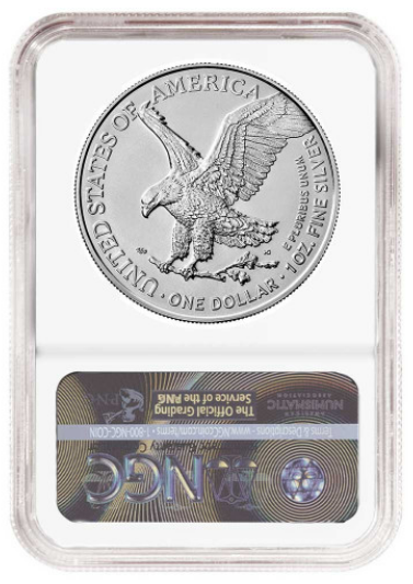 2021 (S) Silver Eagle - Business Strike - Type 2 Emergency Production - NGC MS70 FDOI First Day of Issue Walking Liberty Label - CoinsTV