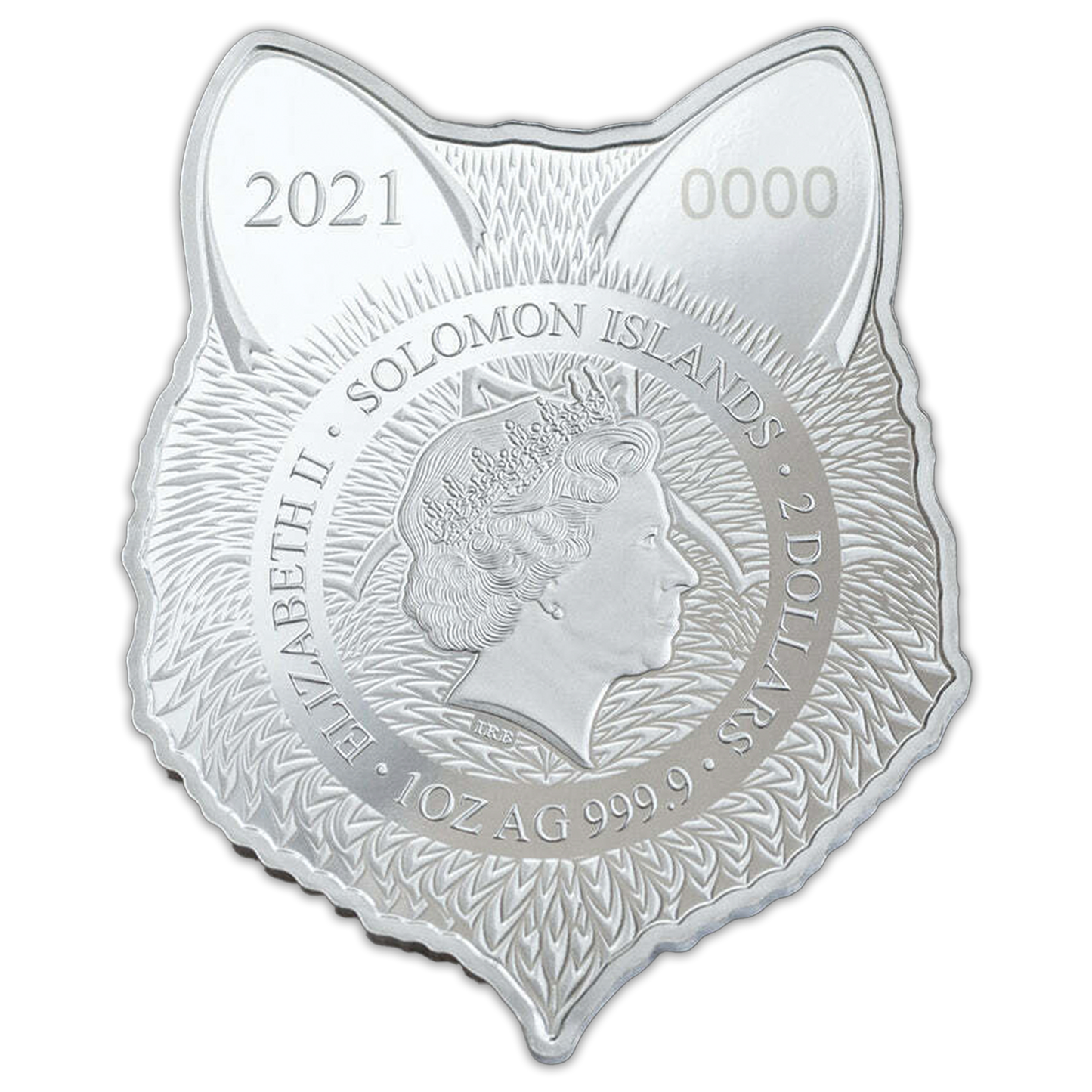 2021 Solomon Islands Phil Lewis Electric Fox - 1 oz - .999 Silver - CoinsTV