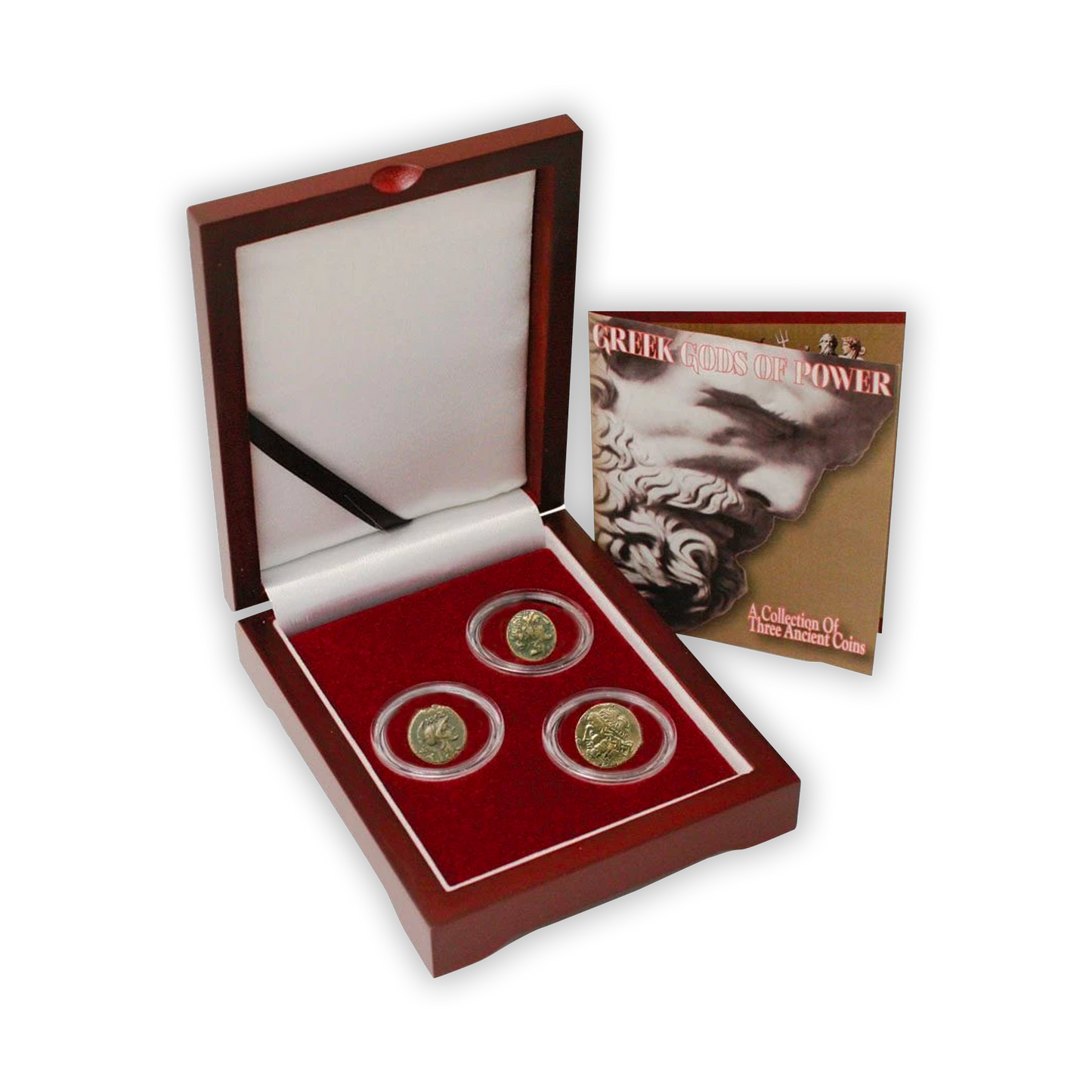 Greek Gods of Power: Box of 3 Ancient Greek Bronze Coins - CoinsTV