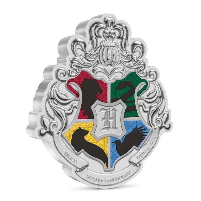 2021 Harry Potter - Hogwarts Crest - 1oz Silver Proof Coin - CoinsTV