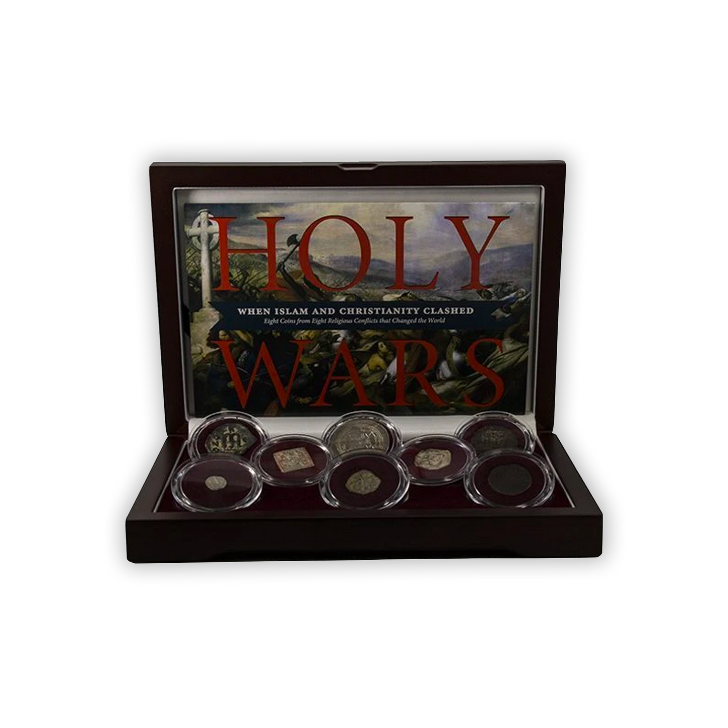Holy Wars Box: 8 Coins Highlighting Famous Battles Between Christians and Muslims