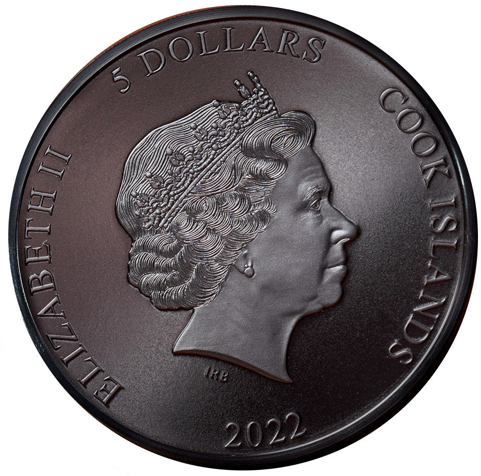 2022 Iron Maiden 1 oz Silver - Number of the Beast - Cook Islands in OGP