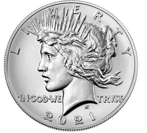 2021 Peace Silver Dollar - OGP
