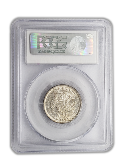 1891 Seated Liberty Quarter Philadelphia - PCGS AU58 - CoinsTV