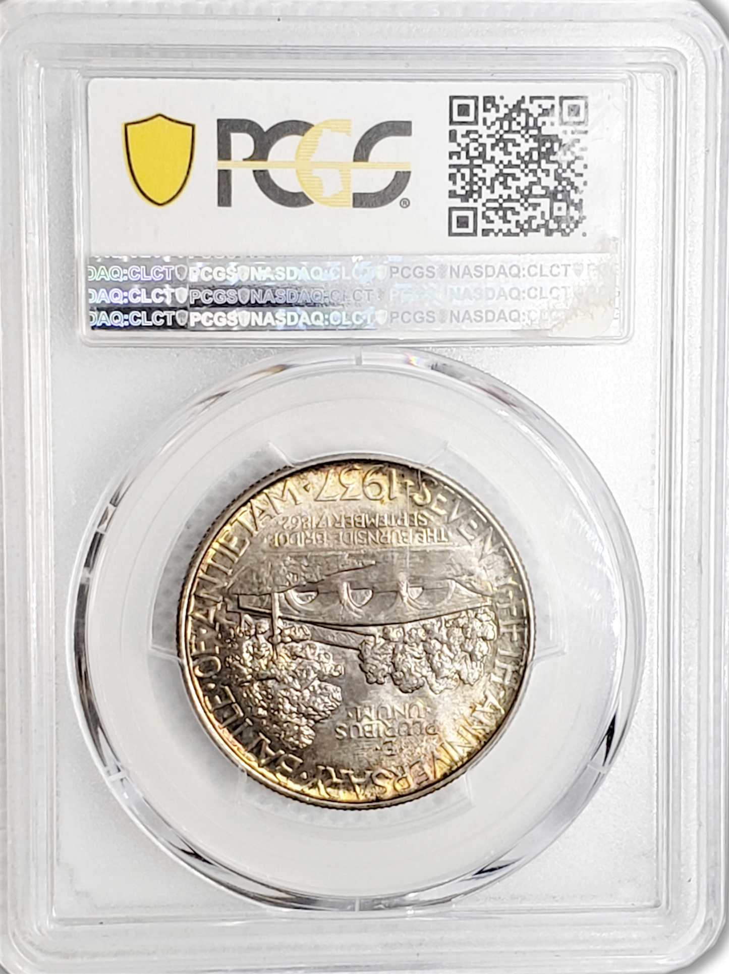 1937 Antietam Silver Half Dollar - PCGS MS67+ 75th Anniversary Toning - CoinsTV