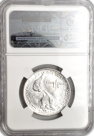 1923 S Monroe Silver Half Dollar - San Francisco NGC MS62 Centennial - CoinsTV
