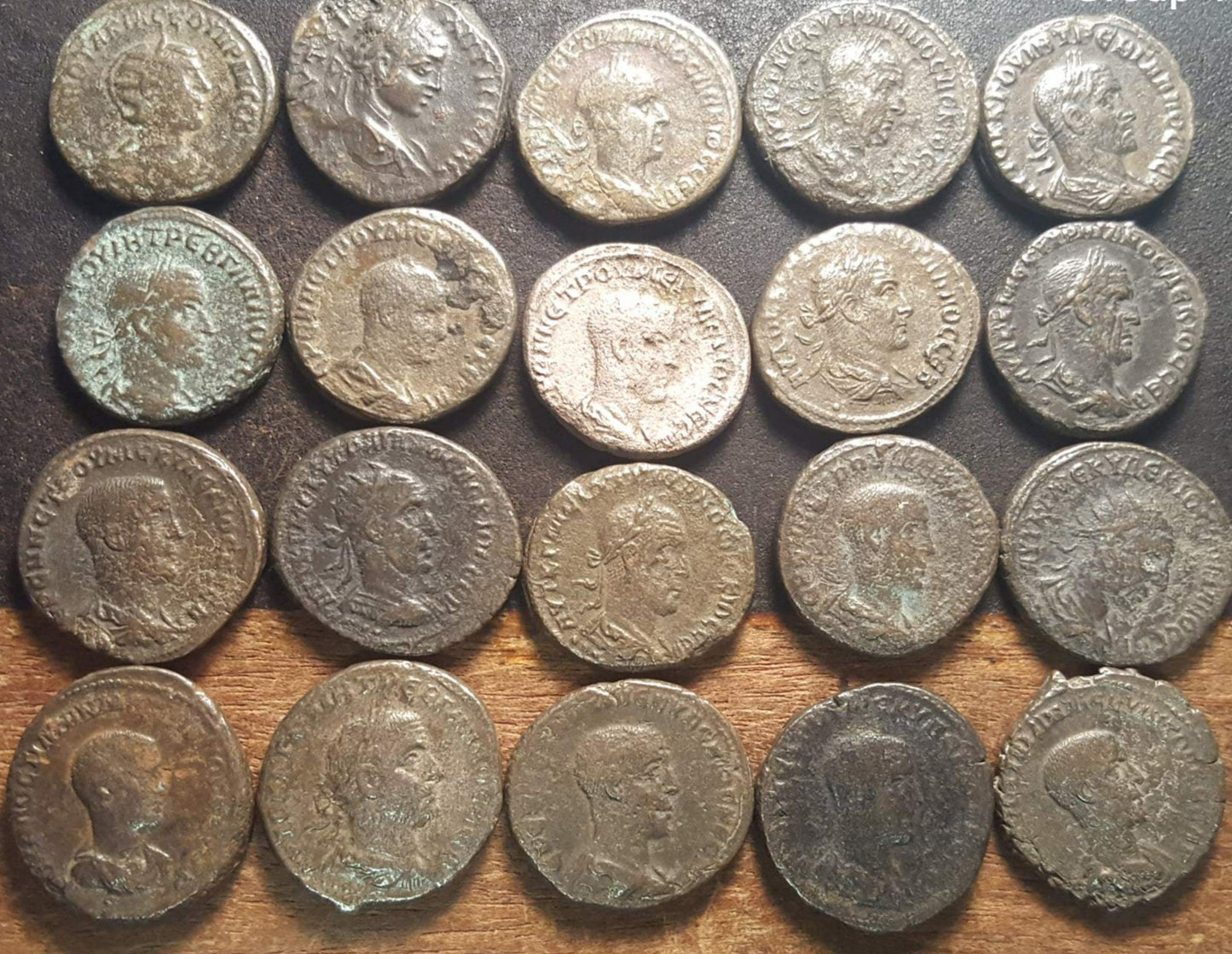 Ancient Roman Bronze & Silver Billon Tetradrachms - Circulated - CoinsTV